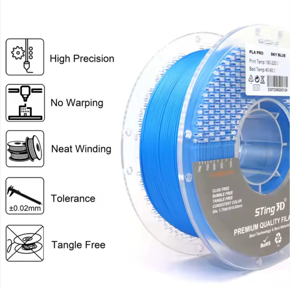 Filament 3D PLA, FPLA