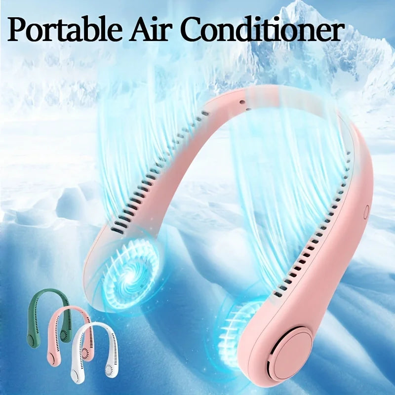 Mini Ventilateur de Cou Sans Lames